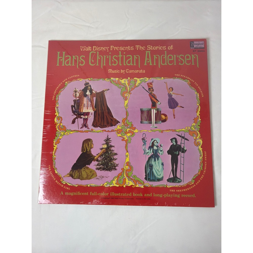 Walt Disney The Stories Of Hans Christian Andersen ST3964 LP Sealed 1967 Vinyl - Picture 2 of 10